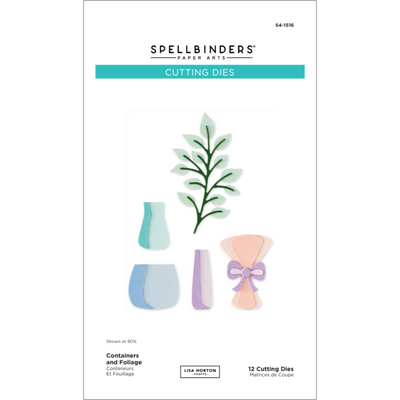 Spellbinders x Lisa Horton Crafts Containers and Foliage Dies