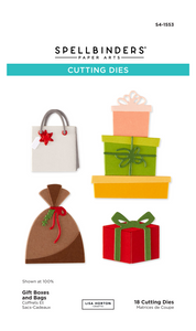 Spellbinders x Lisa Horton Crafts Gift Boxes and Bags Etched Dies