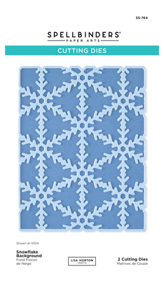 Spellbinders x Lisa Horton Crafts Snowflake Background Etched Dies