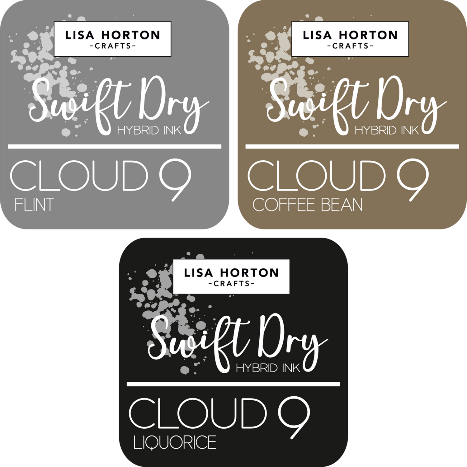 Cloud 9 Swift Dry Hybrid Ink Pad Bundle - 3 Ink Pads