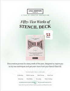 52 Weeks of Stencil Deck – A Year of Creative Inspiration