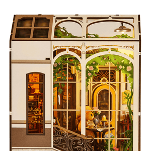 Rolife Holiday Cafe - DIY Book Nook Shelf Insert - TGB15