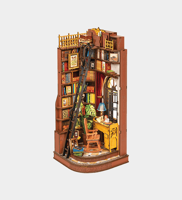 Rolife Silent Corner Study - DIY Book Nook Shelf Insert - TGE02