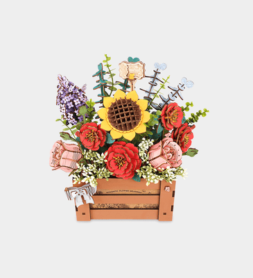 Rowood Wooden Bloom Box - DIY 3D Puzzle - TW02H