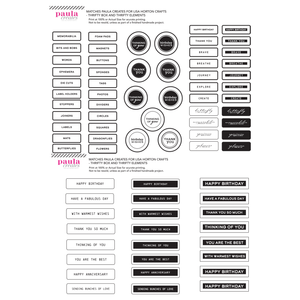 Paula Creates Companion Free Download - Thrifty Box and Elements
