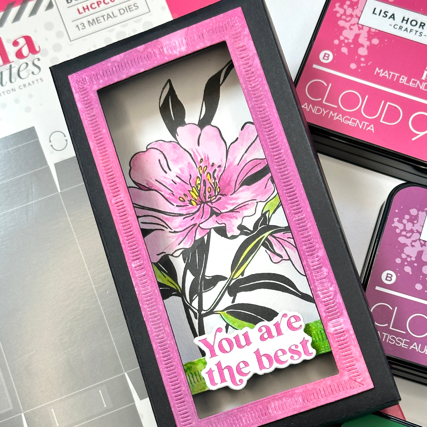 Paula Creates for Lisa Horton Crafts Box Die Set - Slimline Frame Box