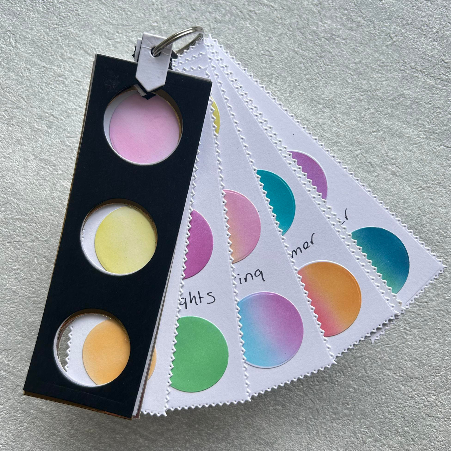 Lisa Horton Crafts Cloud 9 Ink School Bookmark Swatches Die Set