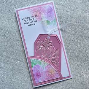 Lisa Horton Crafts Floral Backgrounds Layering Stencils with BONUS Dies