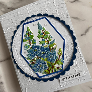 Lisa Horton Crafts Glorious Garden 3D Embossing Folder with Integrated Die