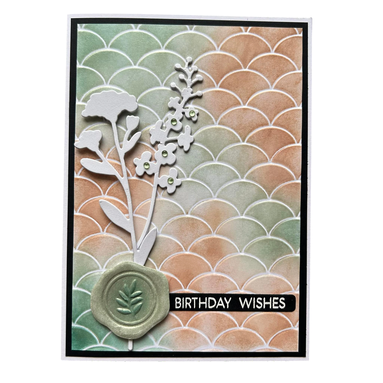 Wax Seals A6 3D Embossing Folder with Integrated Die Set