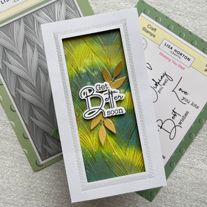 Lisa Horton Crafts Stamp & Die Sets - Birthday Verses and Wishing You Well