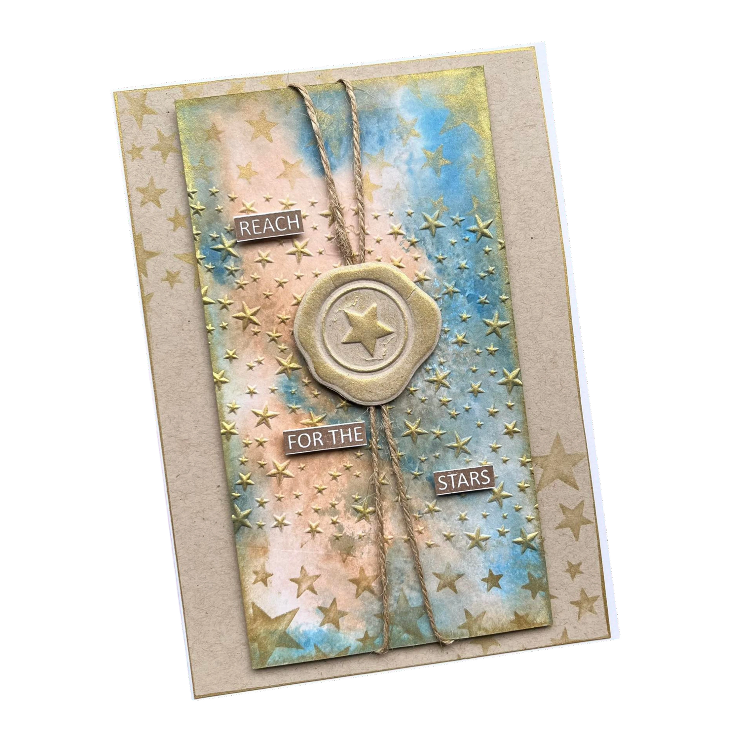 Wax Seals A6 3D Embossing Folder with Integrated Die Set