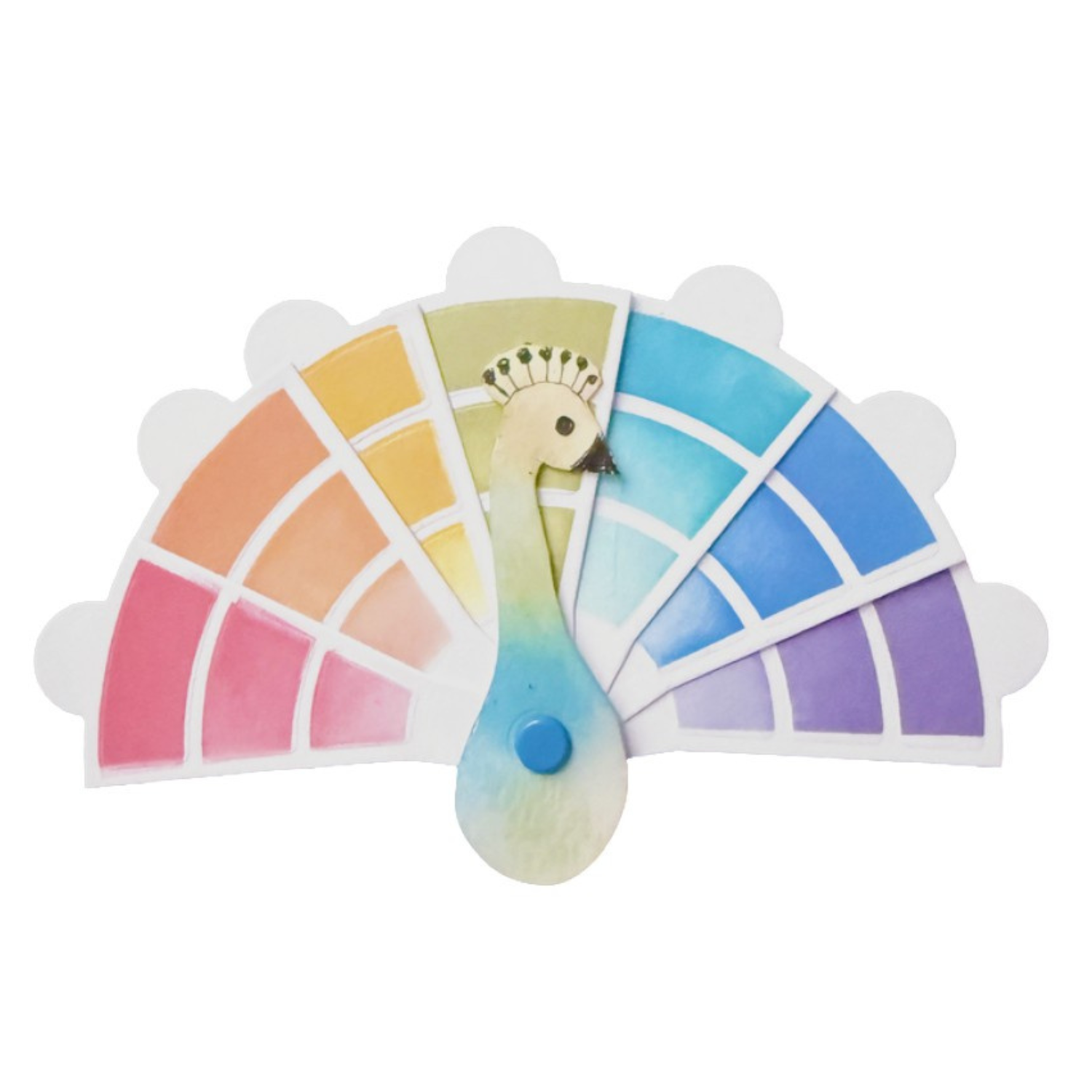 Lisa Horton Crafts Cloud 9 Ink School Colour Wheel Layering Stencils