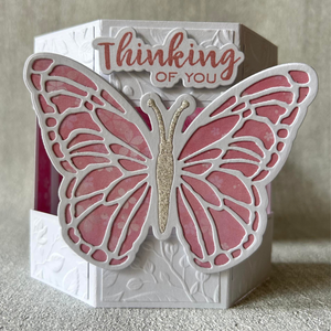 Lisa Horton Crafts Large Butterfly Die, Stencil and Stamp Companion Set