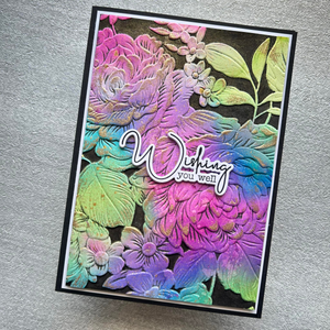 Lisa Horton Crafts 'A Year In Bloom' 2026 - Set of 12 5” x 7” 3D Embossing Folders