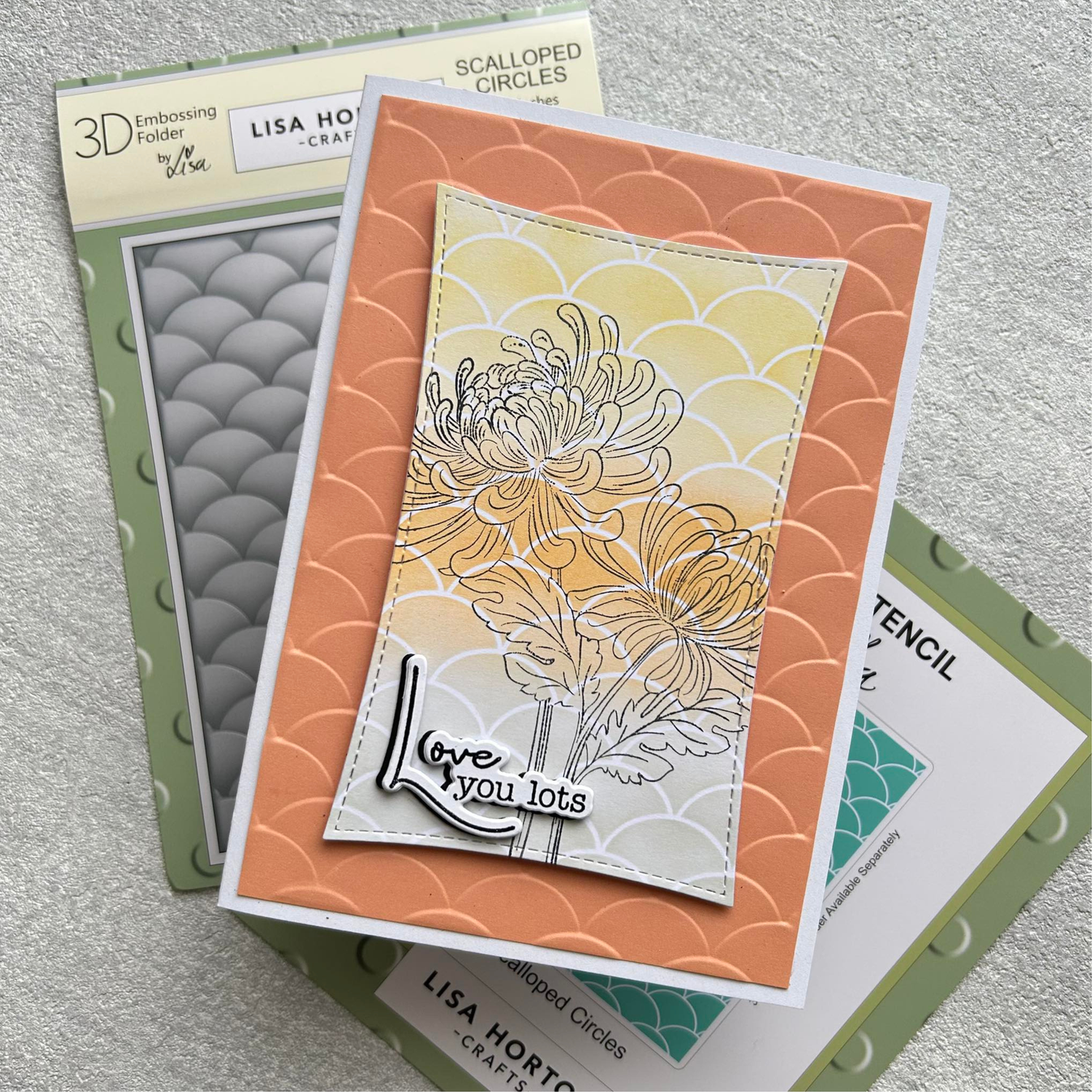 Lisa Horton Crafts Scalloped Circles 5