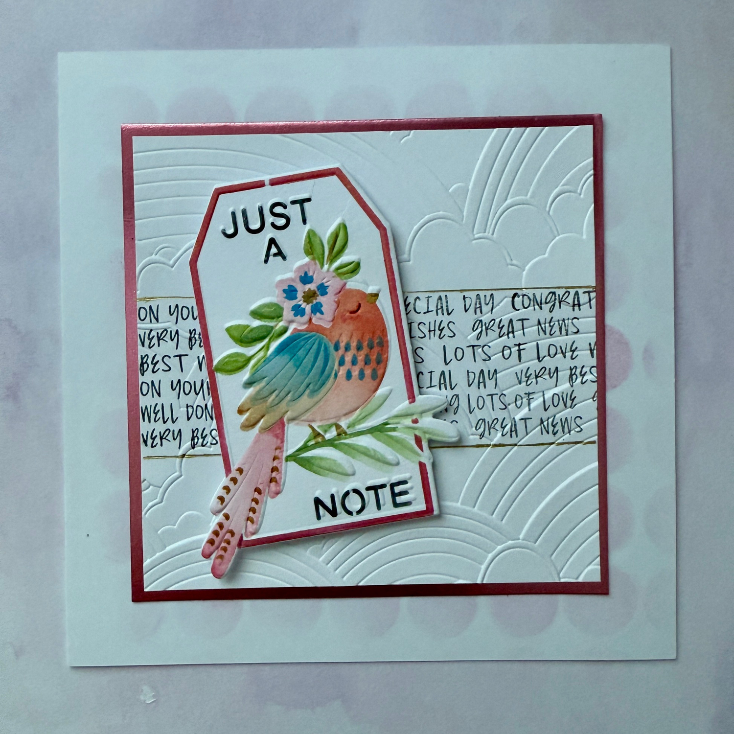 Lisa Horton Crafts Word Panel Duo Stamps - Special Wishes
