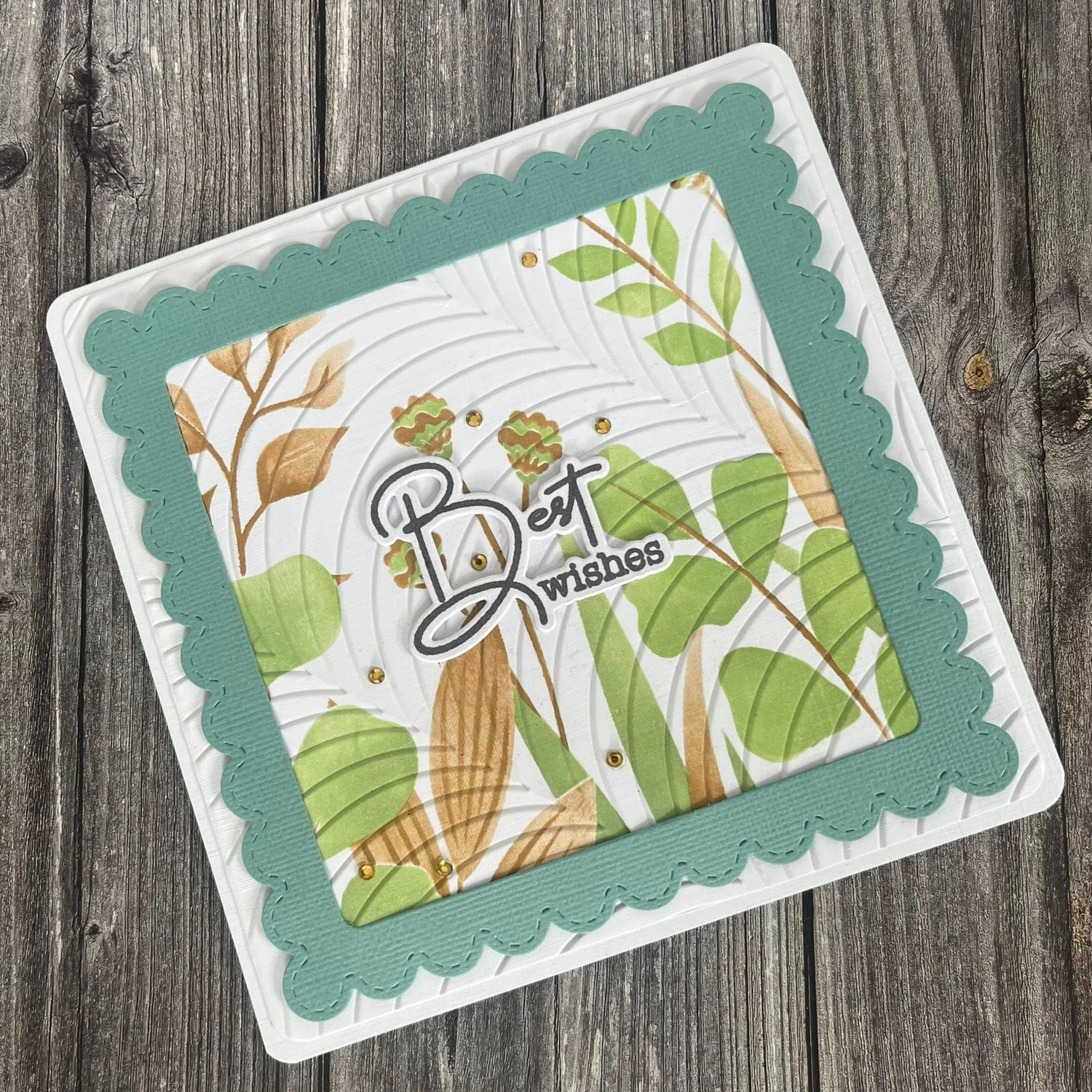 Lisa Horton Crafts Piece of My Heart 6" x 6" 3D Embossing Folder