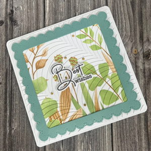 Lisa Horton Crafts Piece of My Heart 6" x 6" 3D Embossing Folder