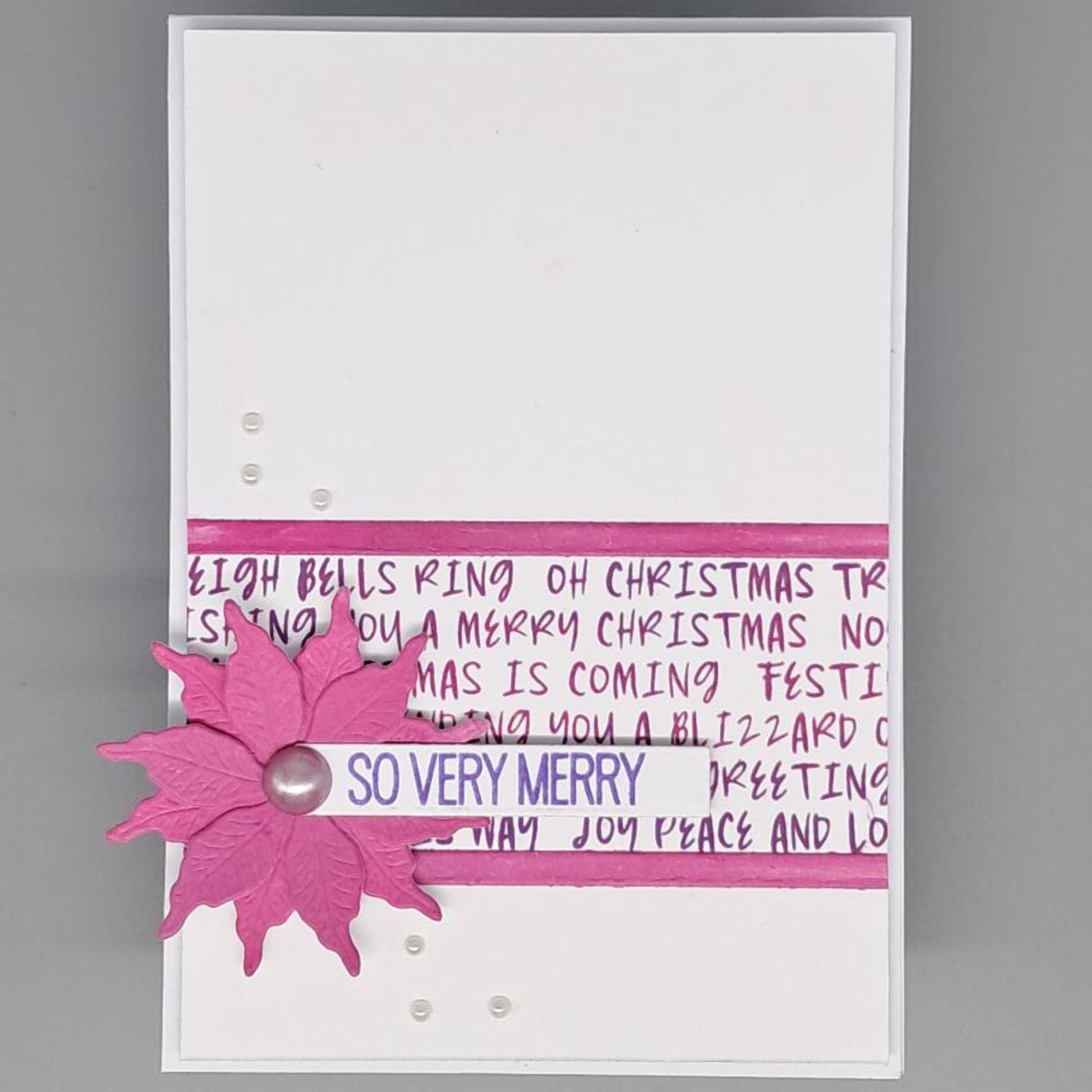 Lisa Horton Crafts Festive Word Panel Duos Stamps