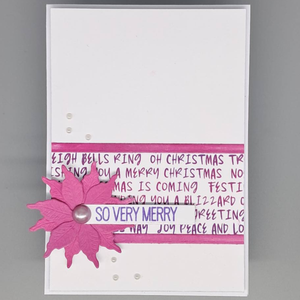 Lisa Horton Crafts Festive Word Panel Duos Stamps