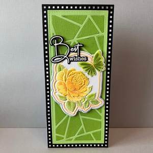 Lisa Horton Crafts Glorious Garden 3D Embossing Folder with Integrated Die