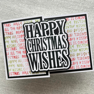 Lisa Horton Crafts Festive Word Panel Duos Stamps