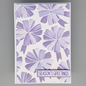 Lisa Horton Crafts Wrapping Up Layering Stencils