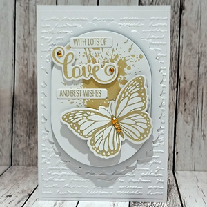 Spellbinders Butterfly Silhouettes BetterPress Plate & Die Set from the Wildflowers Collection by Lisa Horton