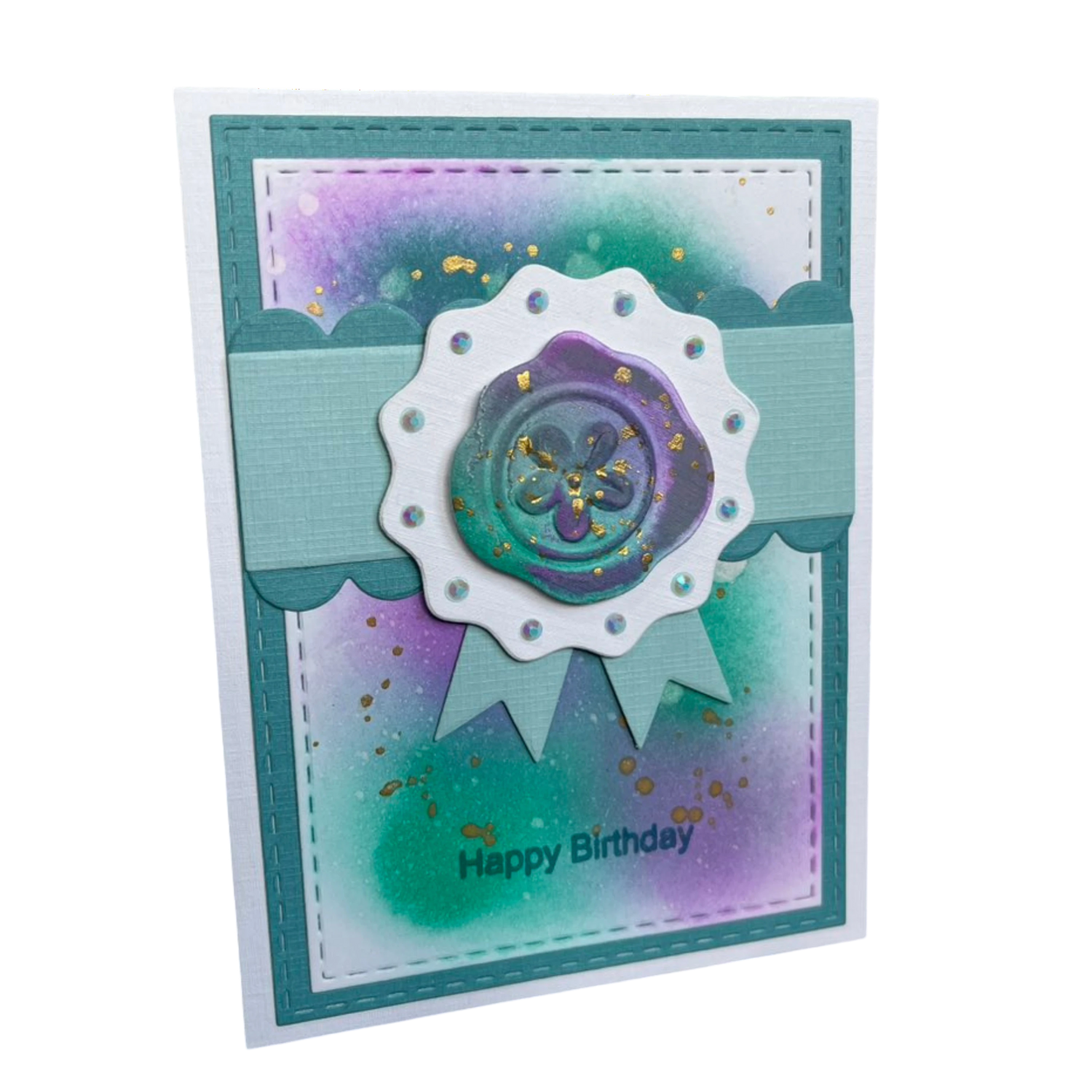 Wax Seals A6 3D Embossing Folder with Integrated Die Set