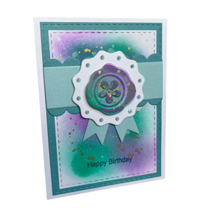 Wax Seals A6 3D Embossing Folder with Integrated Die Set