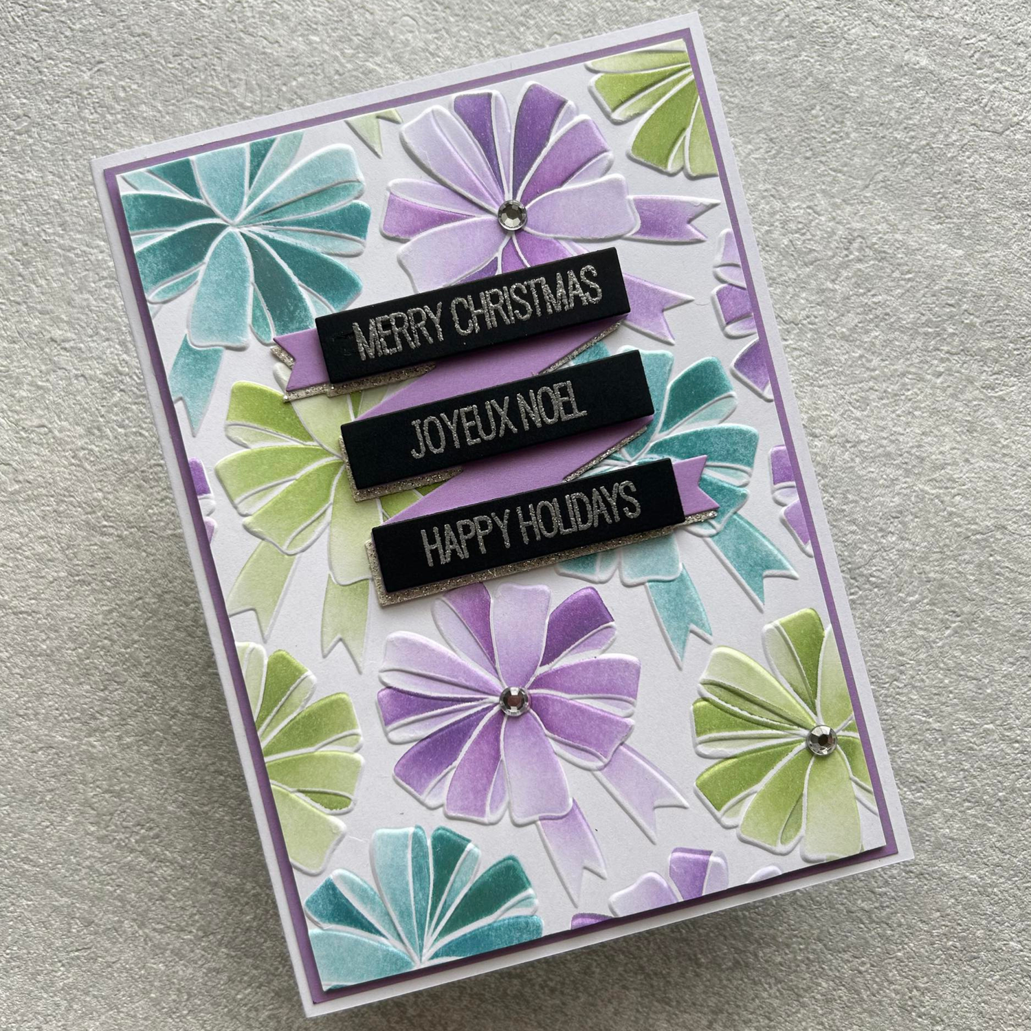 Lisa Horton Crafts Wrapping Up Layering Stencils