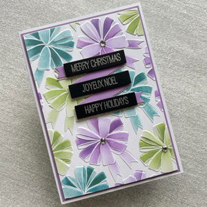 Lisa Horton Crafts Wrapping Up Layering Stencils