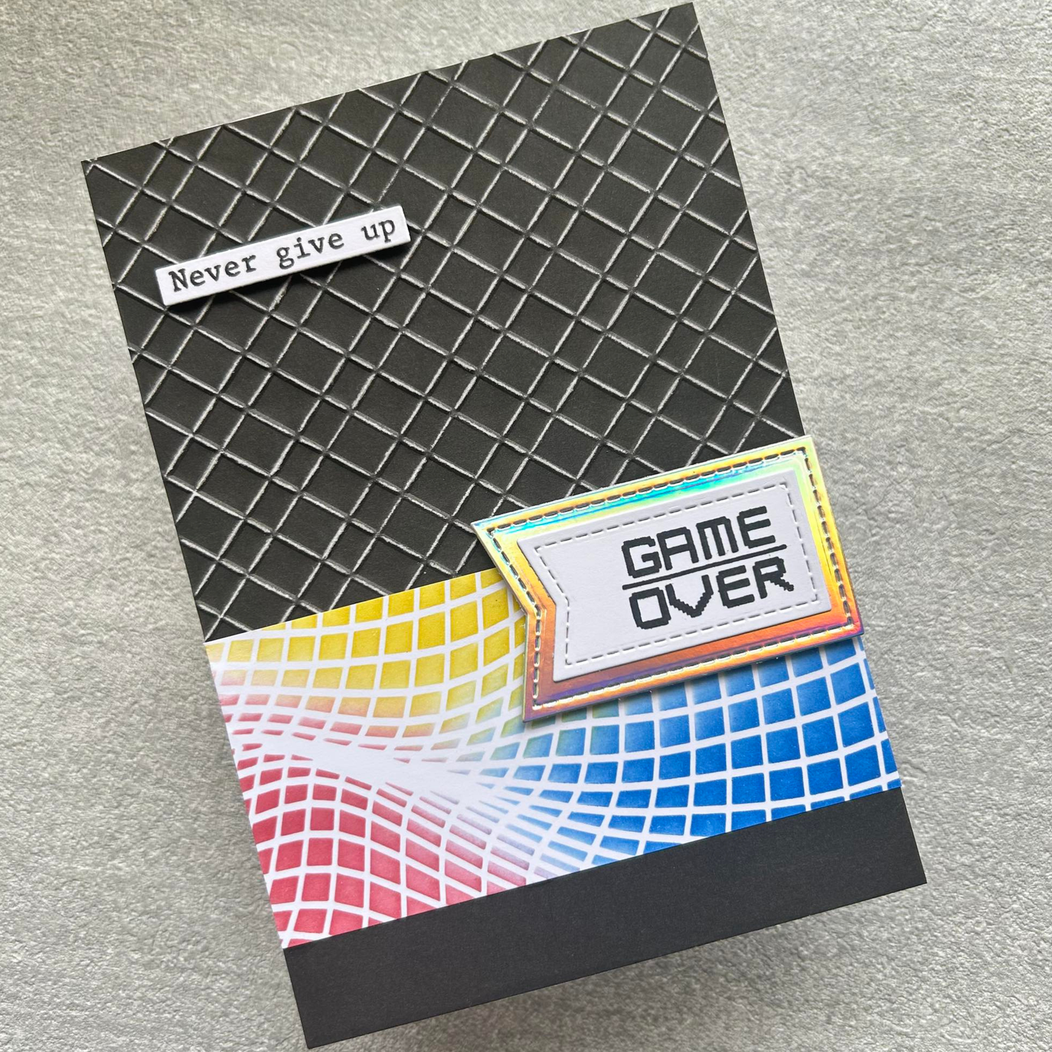 Lisa Horton Crafts Lattice 5" x 7" 3D Embossing Folder