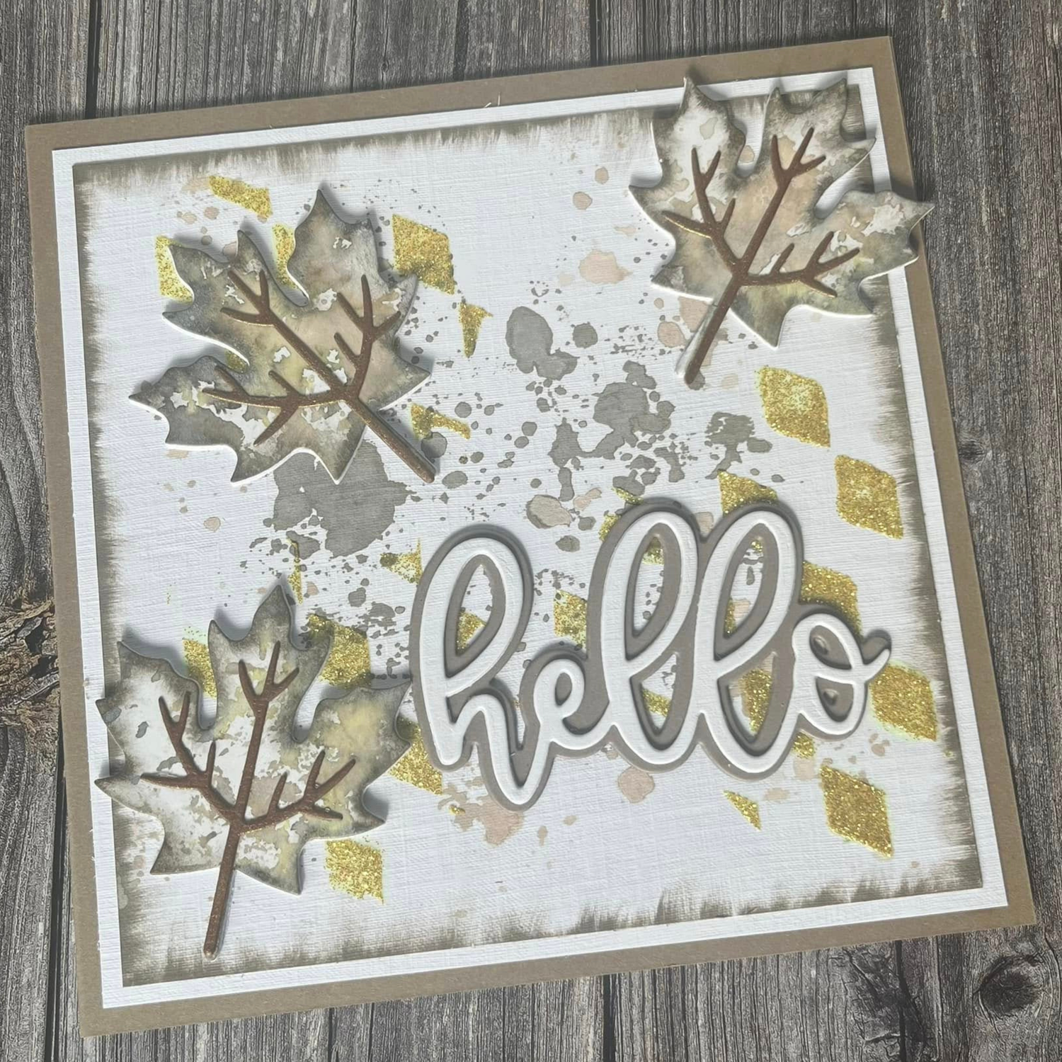 Lisa Horton Crafts  Autumn Fall Foliage Die Set