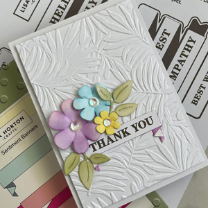 Lisa Horton Crafts Sentiment Banners Die Set