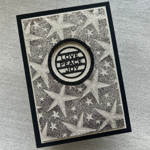 Lisa Horton Crafts Bold Stars 5" x 7" 3D Embossing Folder