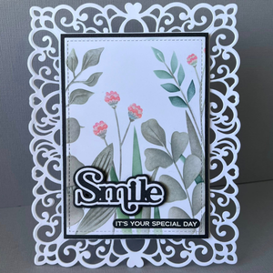 Lisa Horton Crafts Wildflowers 6" x 6" 3D Embossing Folder and Layering Stencils