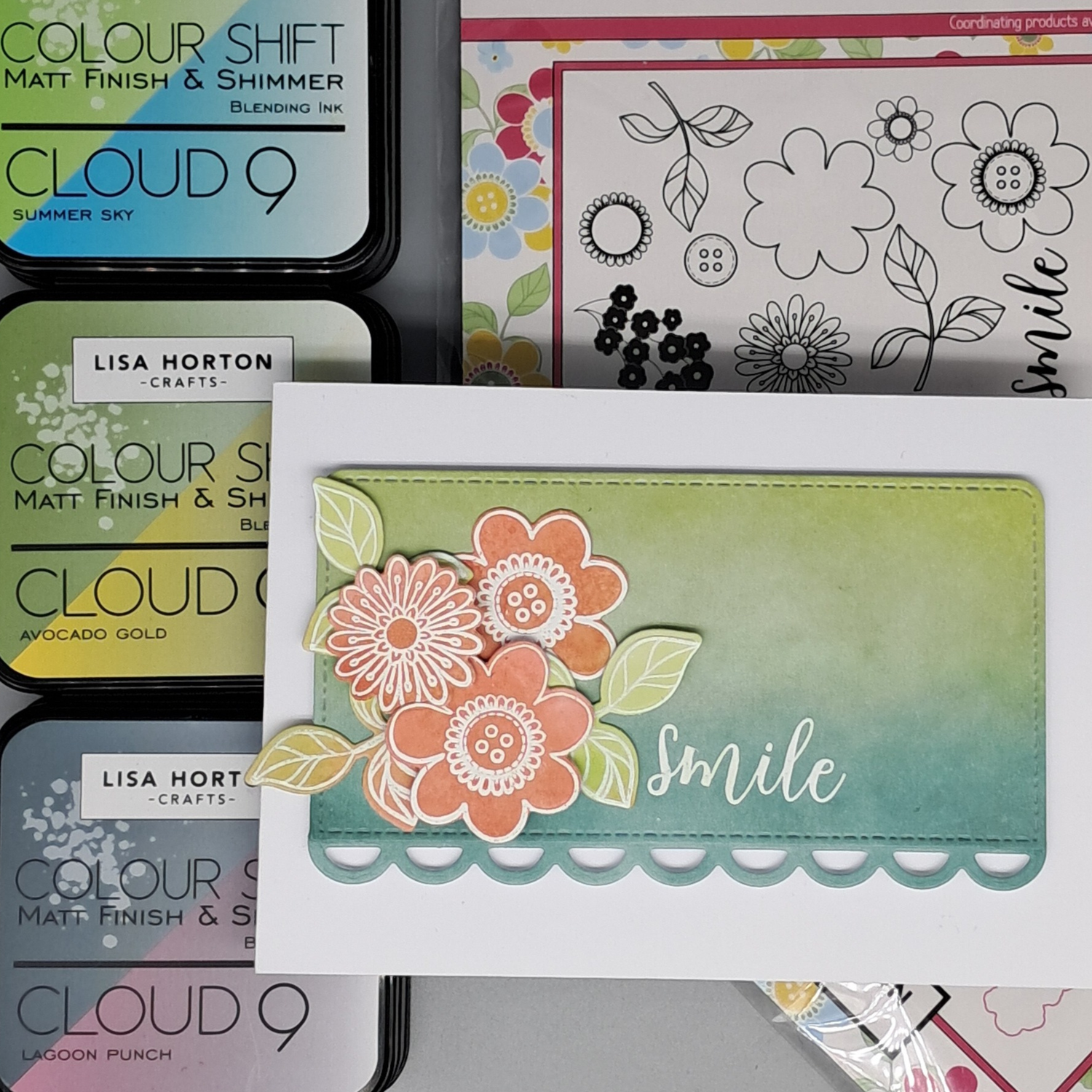 Lisa Horton Crafts Cloud 9 Matt Blending Colour Shift Ink Pad Complete Collection
