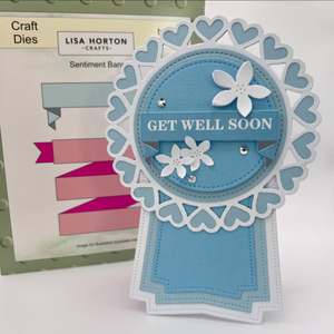 Lisa Horton Crafts Sentiment Banners Die Set