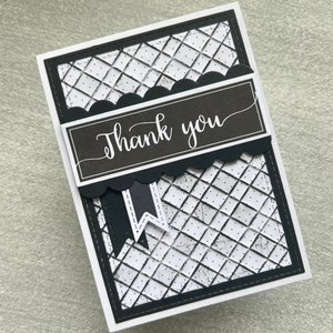 Lisa Horton Crafts Lattice 5" x 7" 3D Embossing Folder