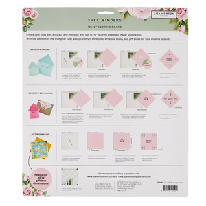Lisa Horton Crafts X Spellbinders 12" x 12" Scoreboard