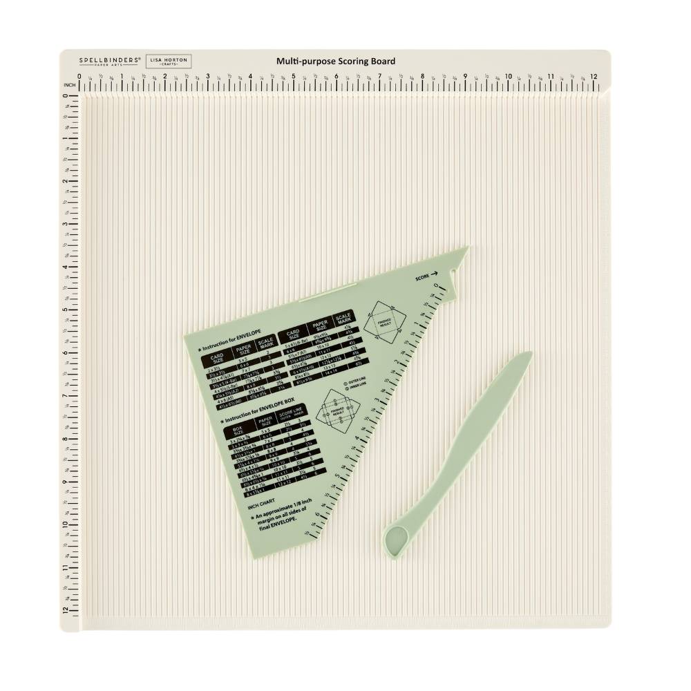 Lisa Horton Crafts X Spellbinders 12" x 12" Scoreboard