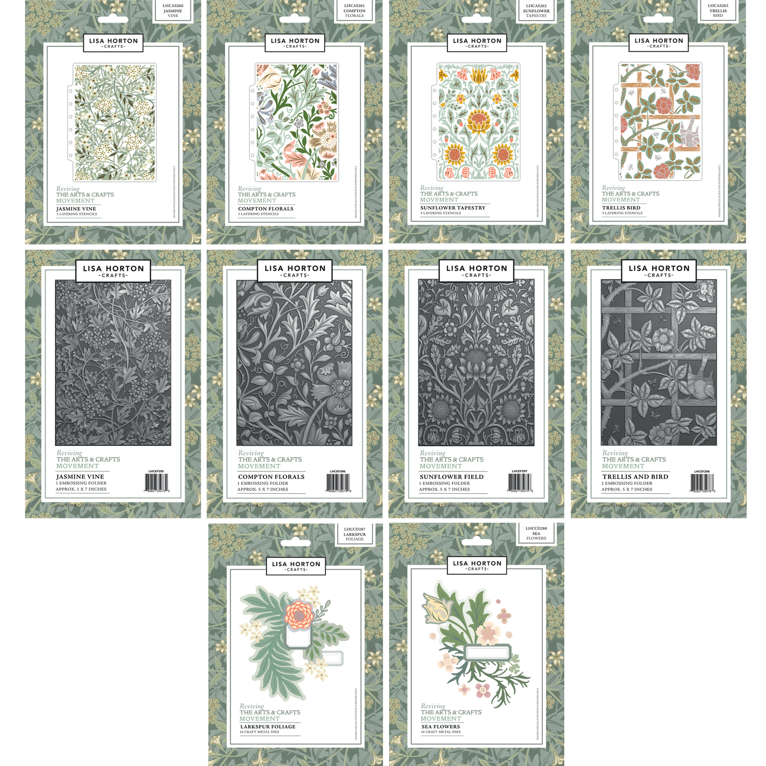 Inspired by William Morris - Reviving The Arts & Crafts Movement Collection
