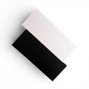 Lisa Horton Crafts Pack of 100 True Black and Super Smooth White A2 Tentfold 'ish' Cardstock