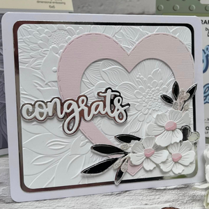 Lisa Horton Crafts Abstract Dahlia 6" x 6" Layering Stencils