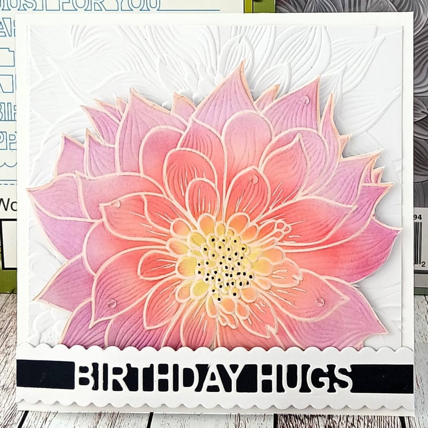 Lisa Horton Crafts Abstract Dahlia 6