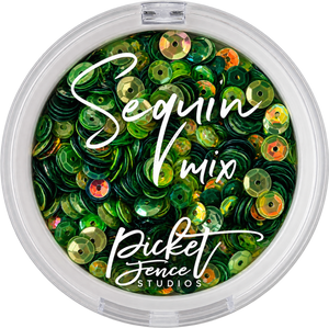Picket Fence Studios Sequin Mix - All About the Greens