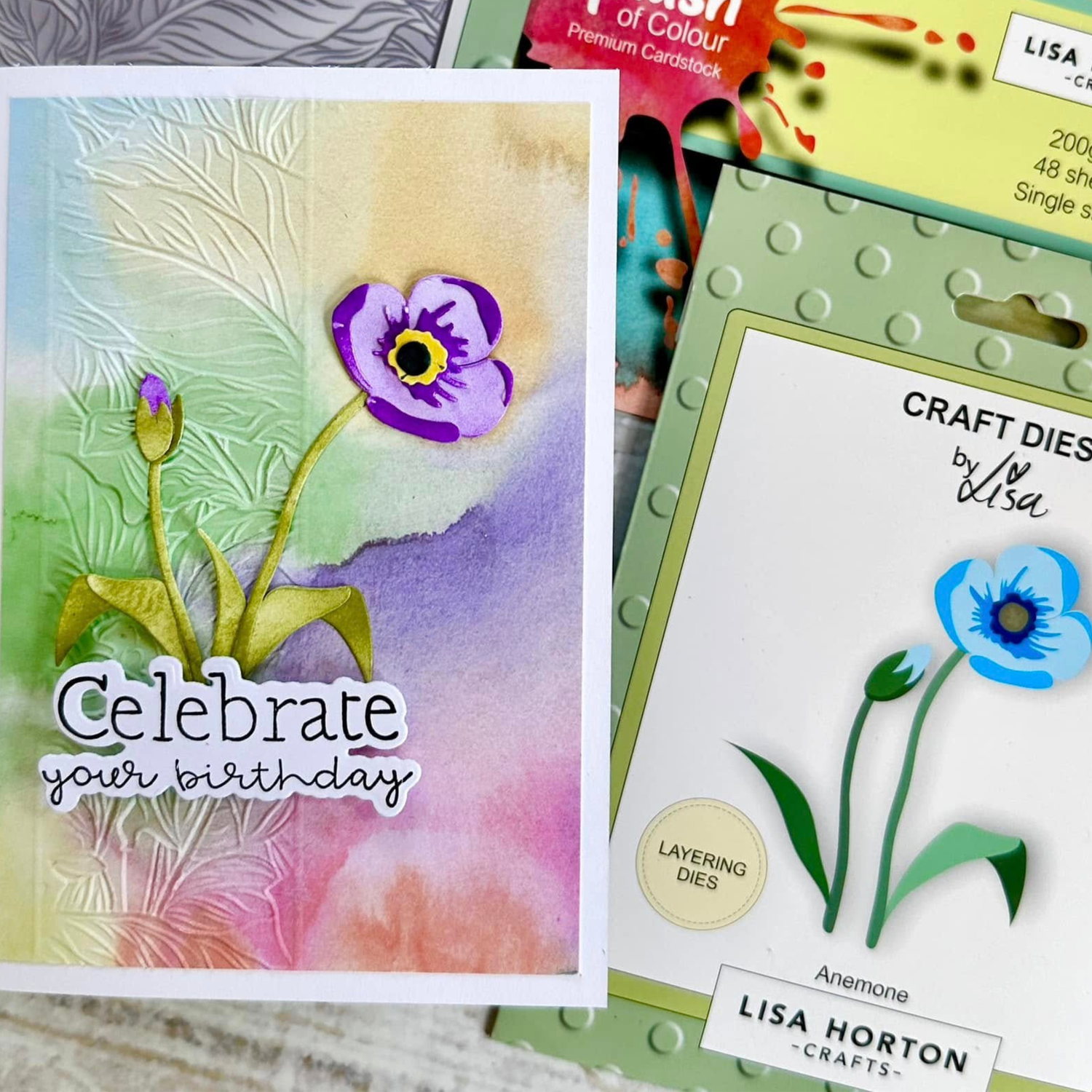 Lisa Horton Crafts Layering Dies - Anemone
