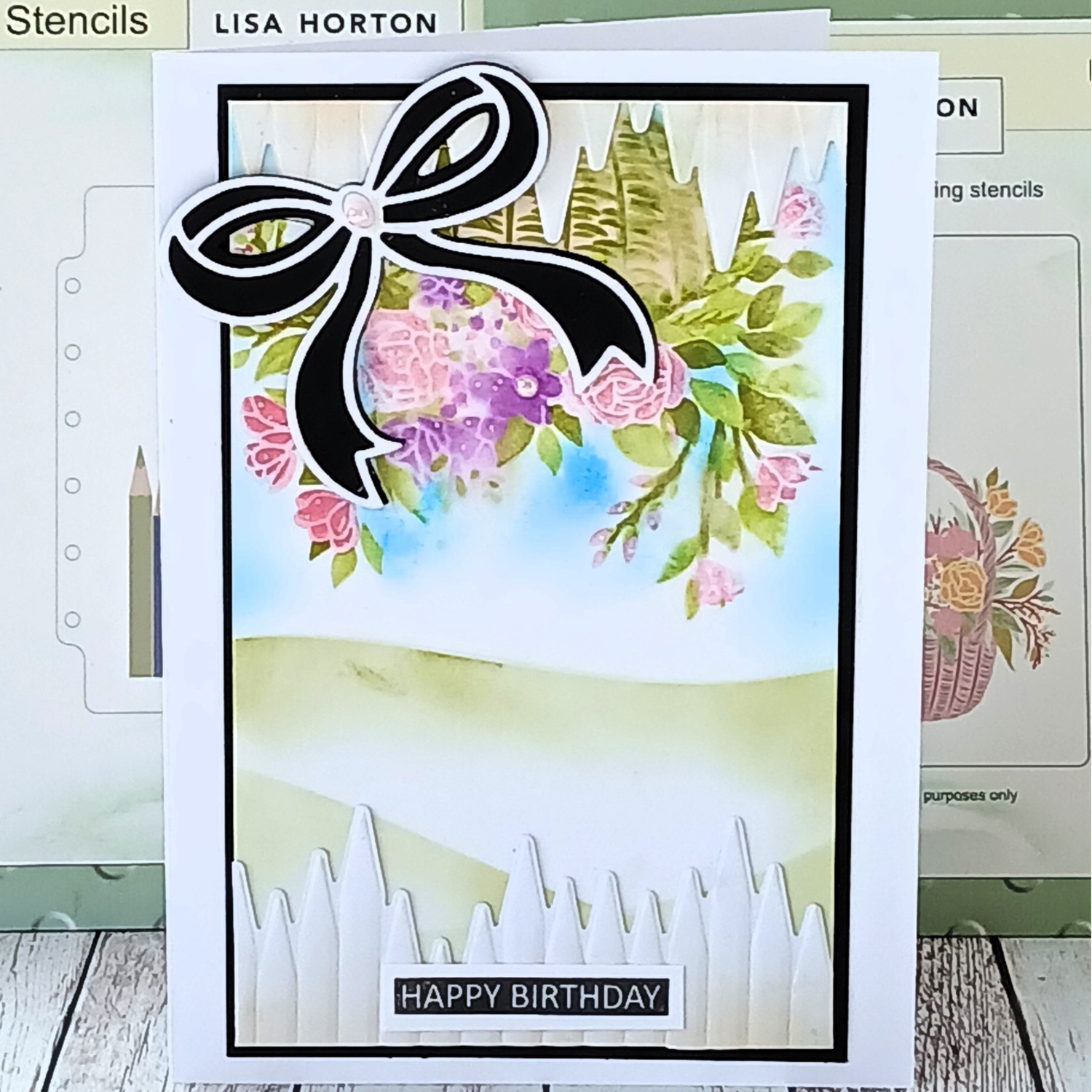 Lisa Horton Crafts Platinum SIX Die Cutting and Embossing Machine with Layering Stencil Bundle